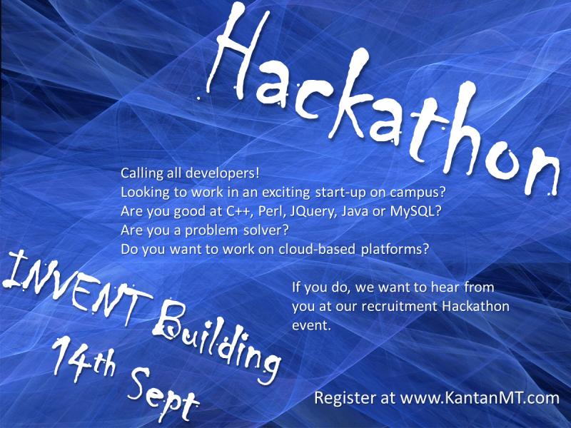 Hackathon poster